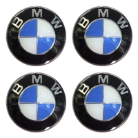 Наклейки на колпаки, диски НАКЛЕЙКИ BMW 64мм сферические линза АЛ1757
