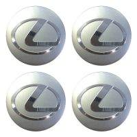 Наклейки на колпаки, диски НАКЛЕЙКИ LEXUS 56мм сферические металл АЛ2122