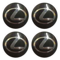 Наклейки на колпаки, диски НАКЛЕЙКИ LEXUS 56мм сферические металл АЛ2121