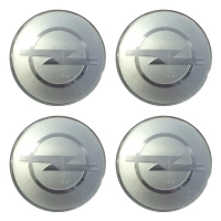 Наклейки на колпаки, диски НАКЛЕЙКИ OPEL 65мм сферические линза серебро АЛ2231