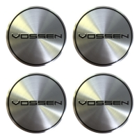 Наклейки на колпаки, диски Наклейки на диски VOSSEN 60мм c юбкой метал с черным АЛ2259