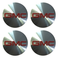 Наклейки на колпаки, диски НАКЛЕЙКИ GMC 56мм сфера металл АЛ2442