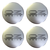 Наклейки на колпаки, диски Стикеры для дисков OZ RACING 60мм сфера металл серебро АЛ2582