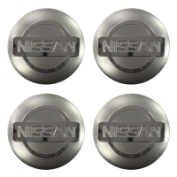 Наклейки на колпаки, диски НАКЛЕЙКИ NISSAN 56мм сфера металл серебро хром АЛ2904