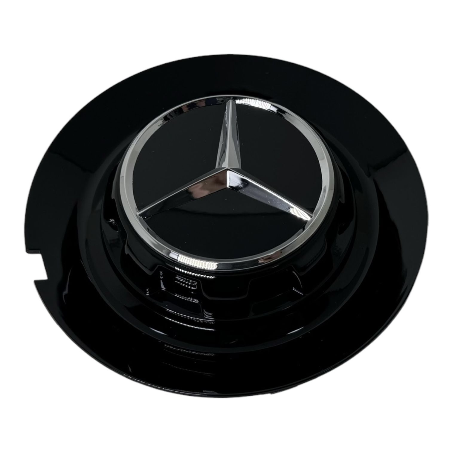 Колпачки заглушки на литые диски c логотипом MERCEDES AMG глянцевый C1028G - 150/134/13, 1шт