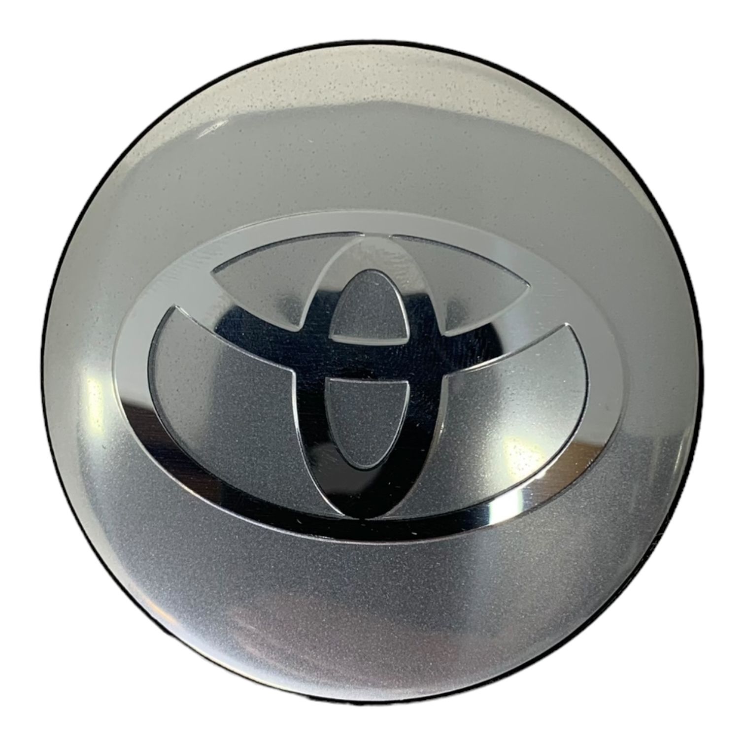 Колпачки заглушки на литые диски Тойота серебро (TOYOTA) КиК,RAPID 63/55/9, 4 колпачка