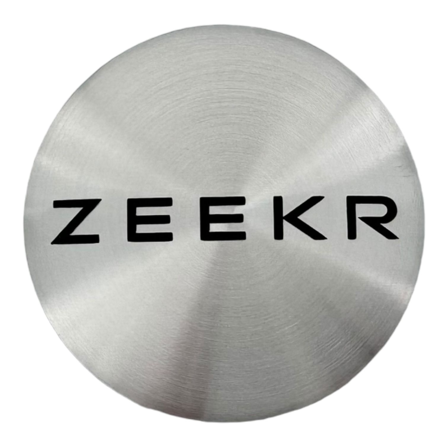 Наклейки на диски и колпаки ZEEKR серебро d60, 4шт