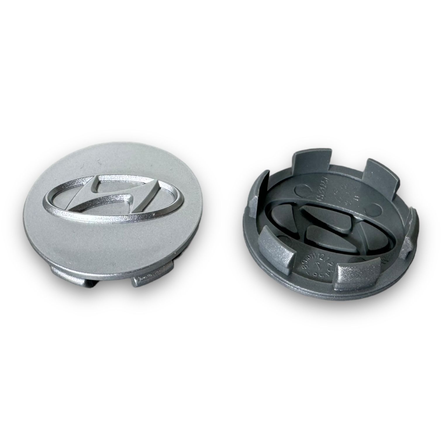 Колпачки заглушки на литые диски c логотипом ХЕНДАЙ Al2541 - 57/53/10, 1шт