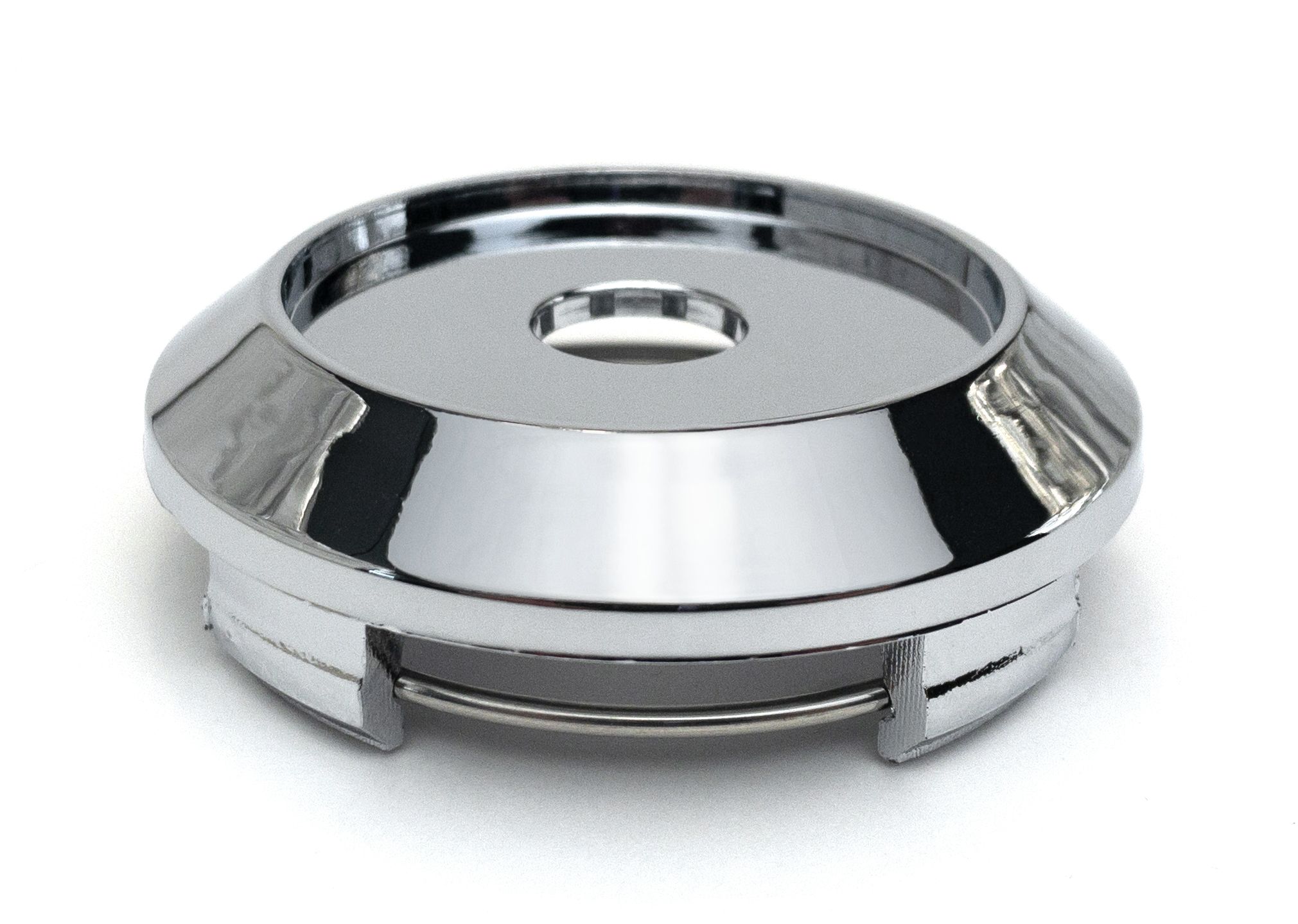 Колпачки на литые диски (заглушки) 65/58/7 конус хром, комп. 2шт