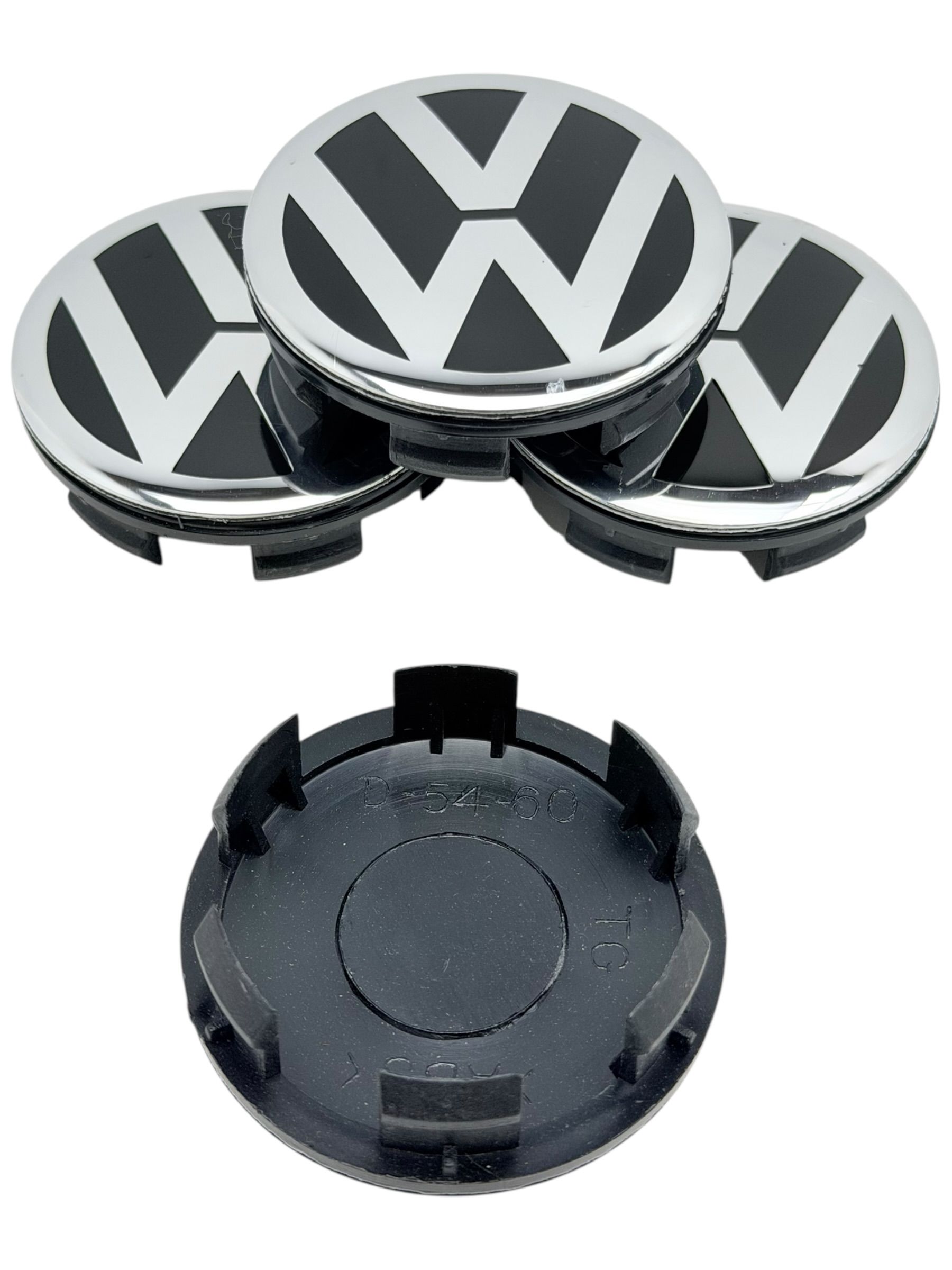 Колпачки заглушки на литые диски ФОЛЬКСВАГЕН VW016 56/52/7, 1шт