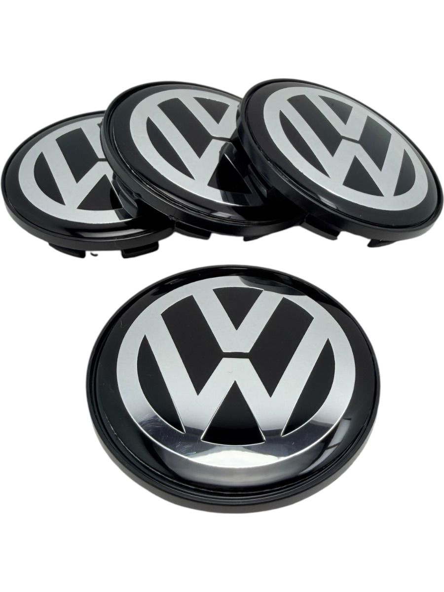 Колпачки заглушки на литые диски VW КиК,RAPID 63/55/9, 4 колпачка
