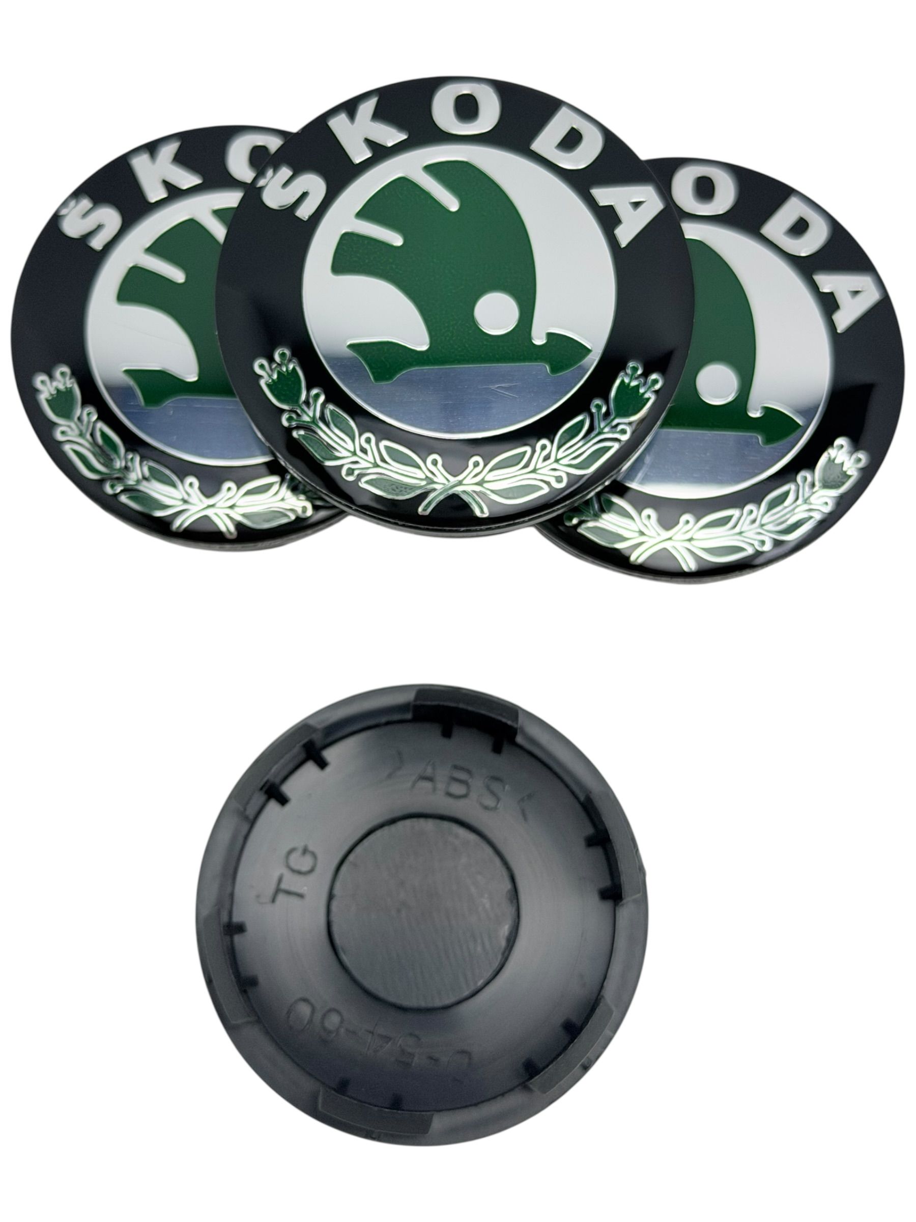 Колпачки заглушки для дисков Шкода 60-54-13, 4 колпачка