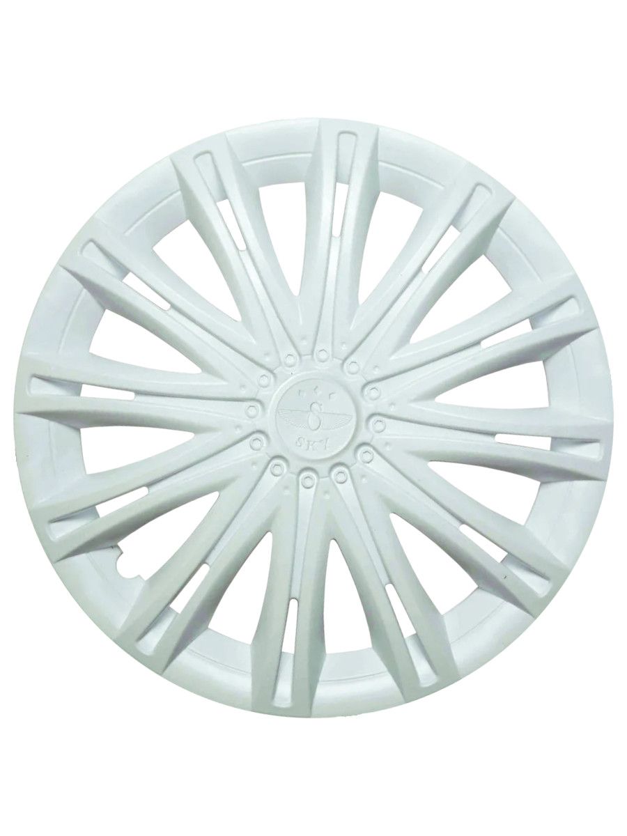 Колпаки на колеса R14 СКАЙ БЕЛЫЕ, комплект 4шт