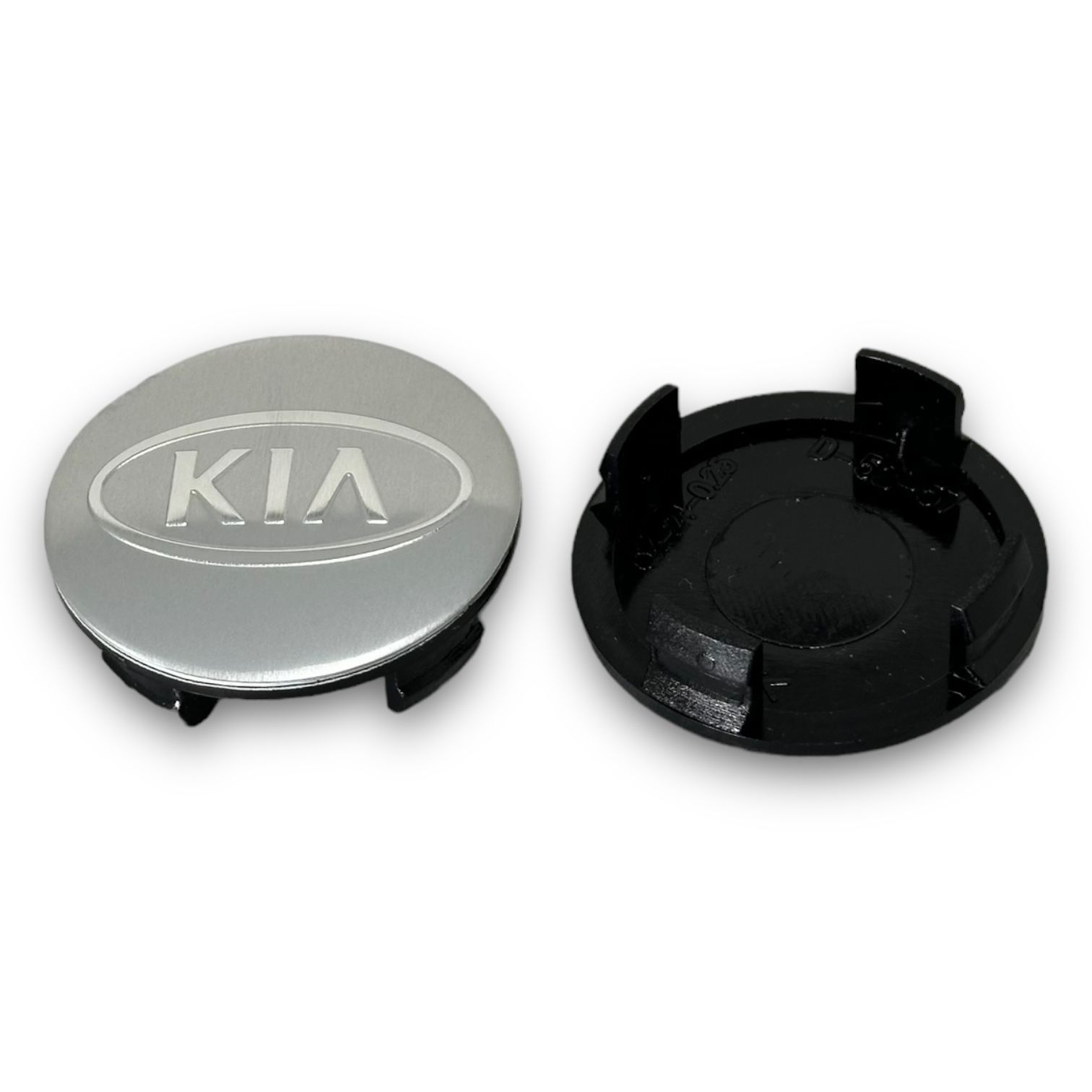 Колпачки заглушки на литые диски KIA серебро СКАД 56/52/12, 4 колпачка
