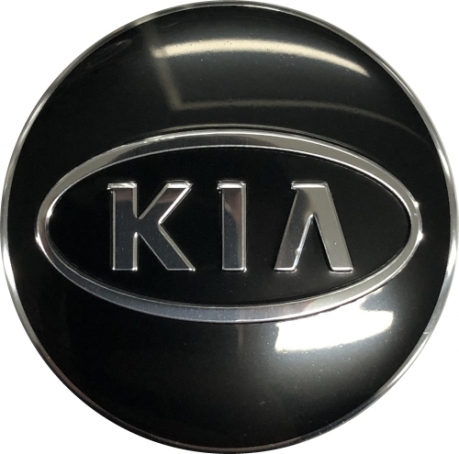 Колпачки заглушки на литые диски c логотипом KI 60-56-9, 4 колпачка