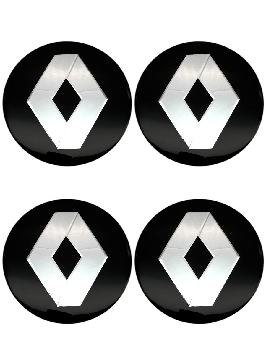 Наклейки на диски и колпаки рено d90