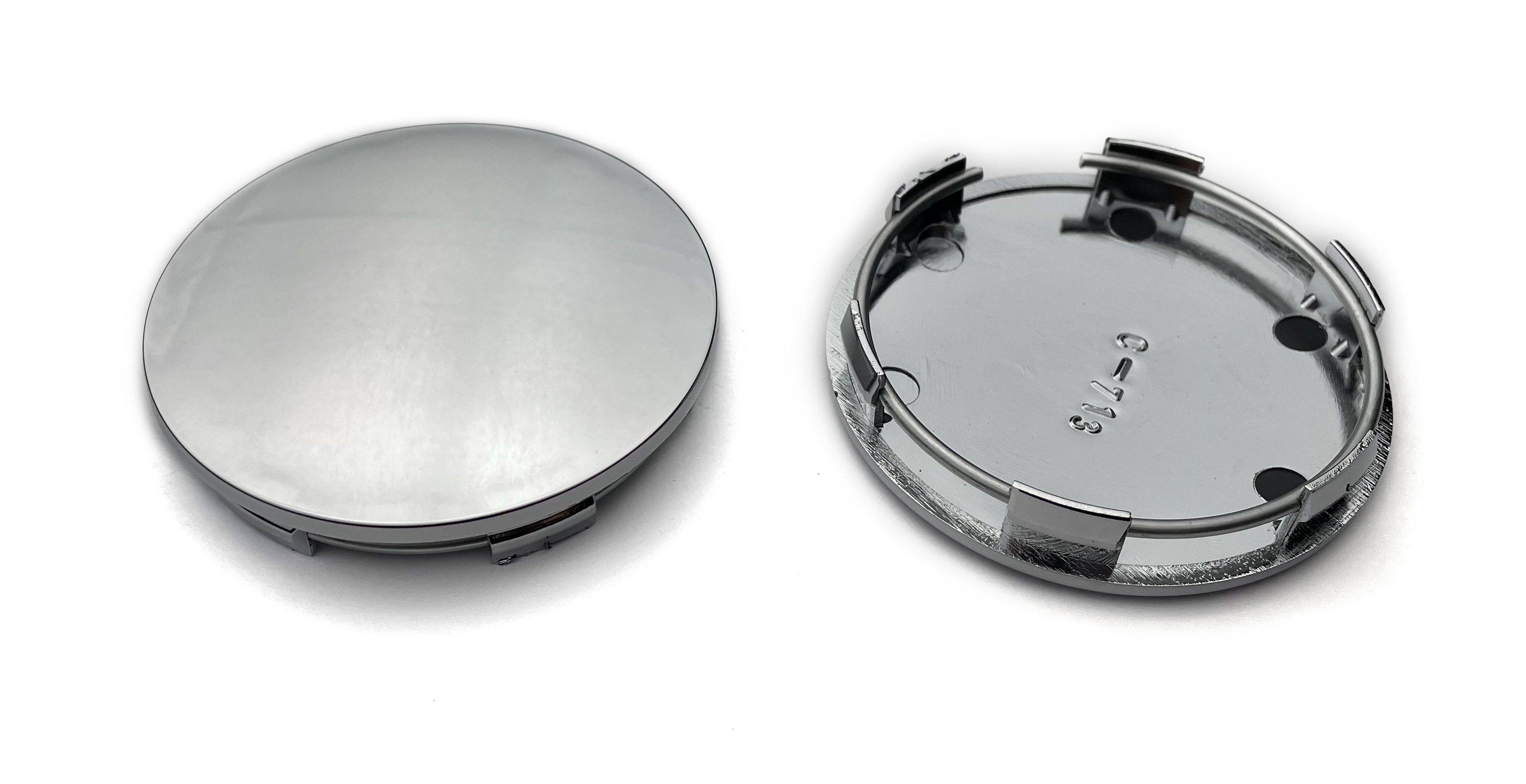 Колпачки заглушки на литые диски хром c-713 65/61/8, шт