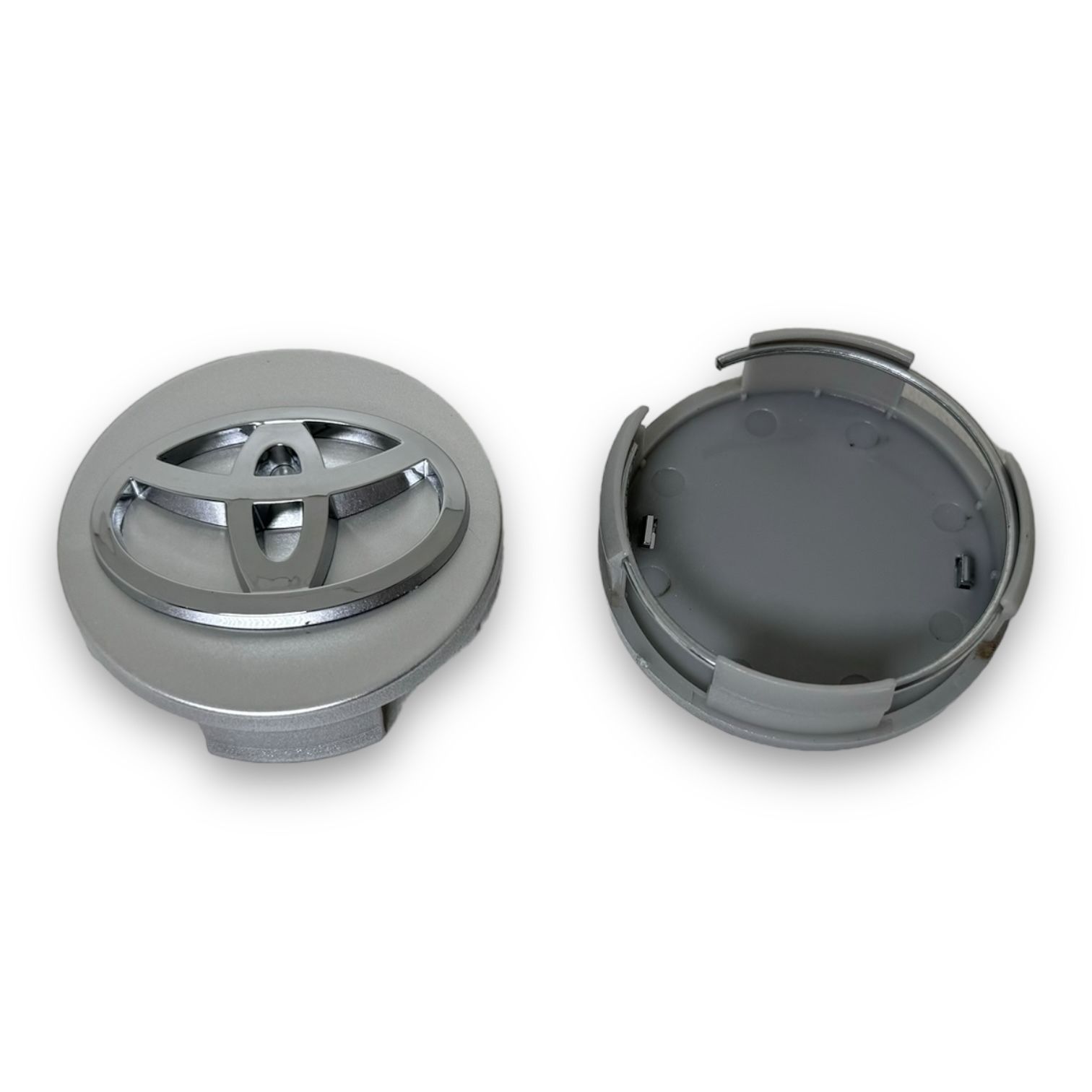 Колпачки заглушки на литые диски c логотипом Тойота TW027 АЛ1326 - 62/60/12, 1 шт