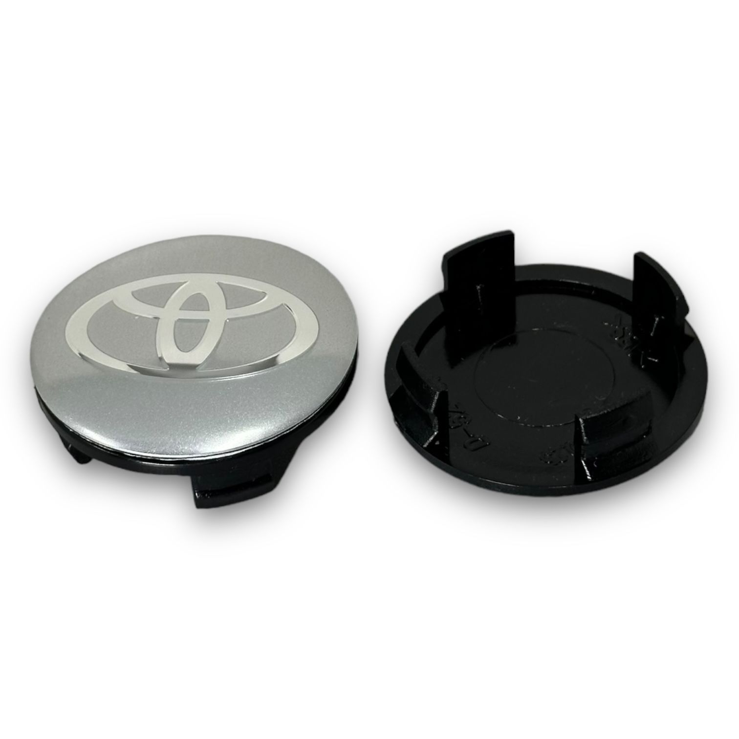 Колпачки заглушки на литые диски ТОЙТА СЕРЕБРО СКАД 56/52/12, 4 колпачка