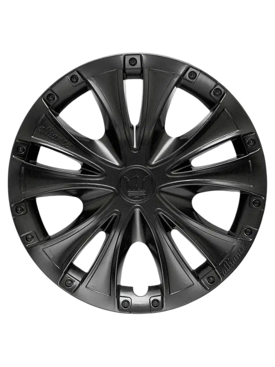 Колпаки на колеса R14 Феникс Черные, 4 колпака