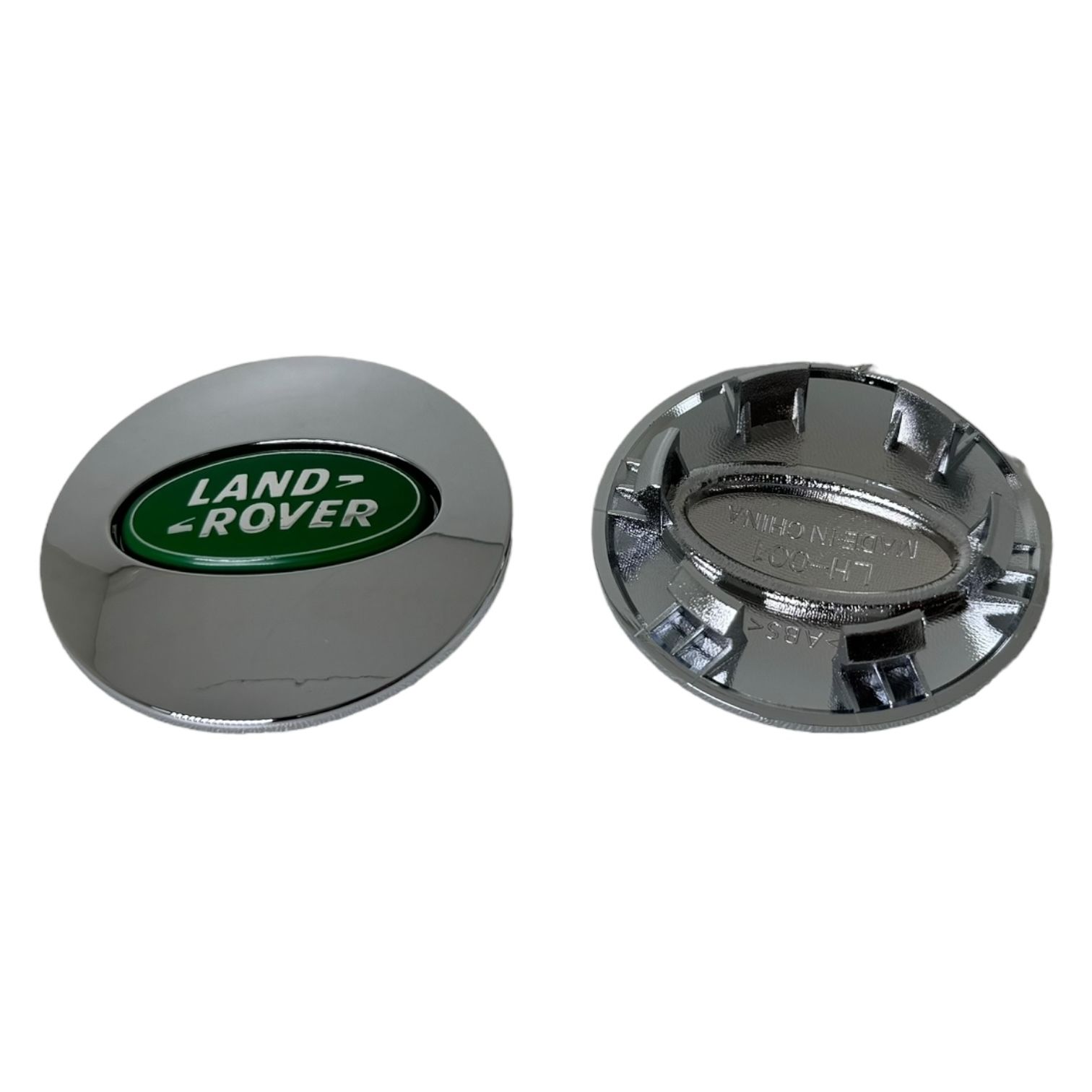 Колпачки заглушки на литые диски c логотипом ЛЕНД РОВЕР, Al2894 - 63/49/10, 1шт