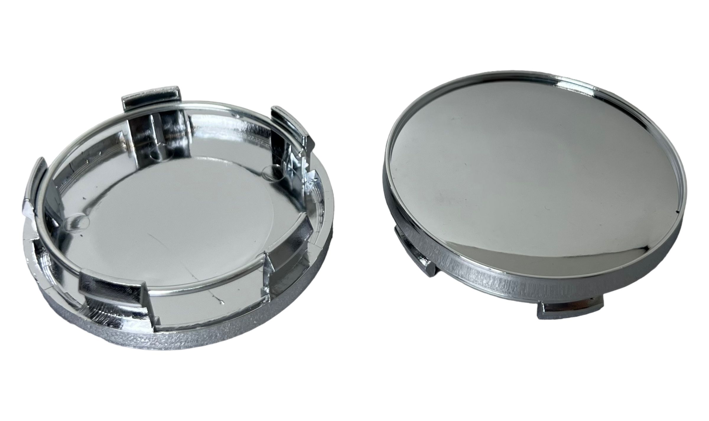 Колпачки заглушки на литые диски хром D54 59/54/10, 4шт