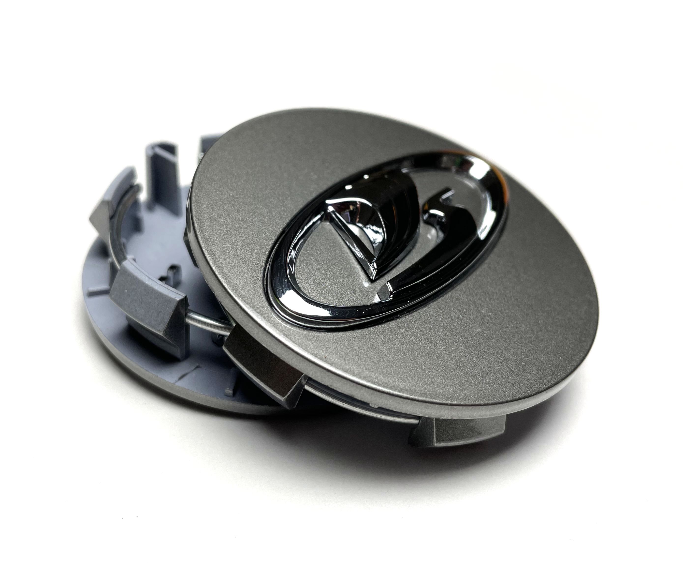 Колпачки заглушки на литые диски ЛАДА ВЕСТА 58/51/11 ГРАФИТ, 1 шт