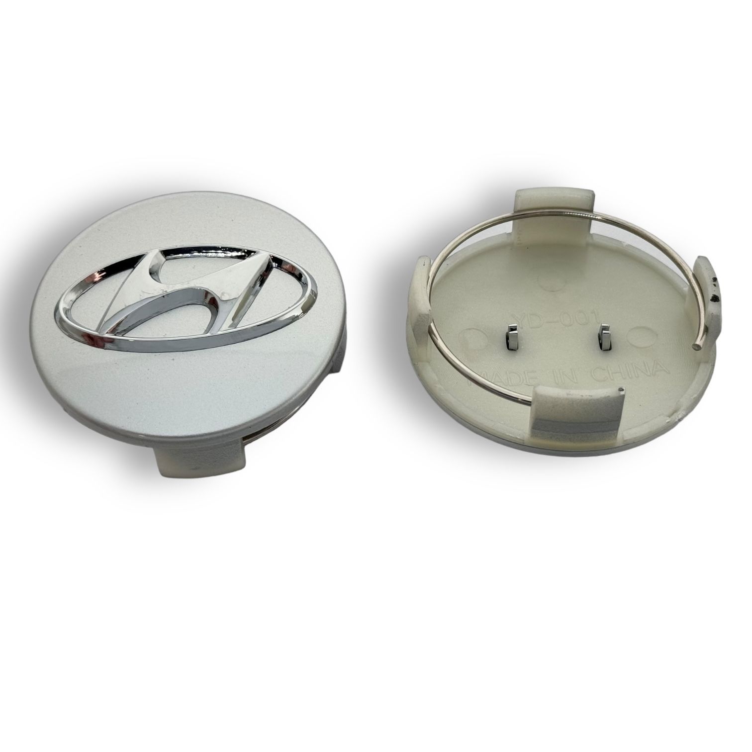 Колпачки заглушки на литые диски c логотипом ХЕНДАЙ Al1066 - 61/57/11, 4шт