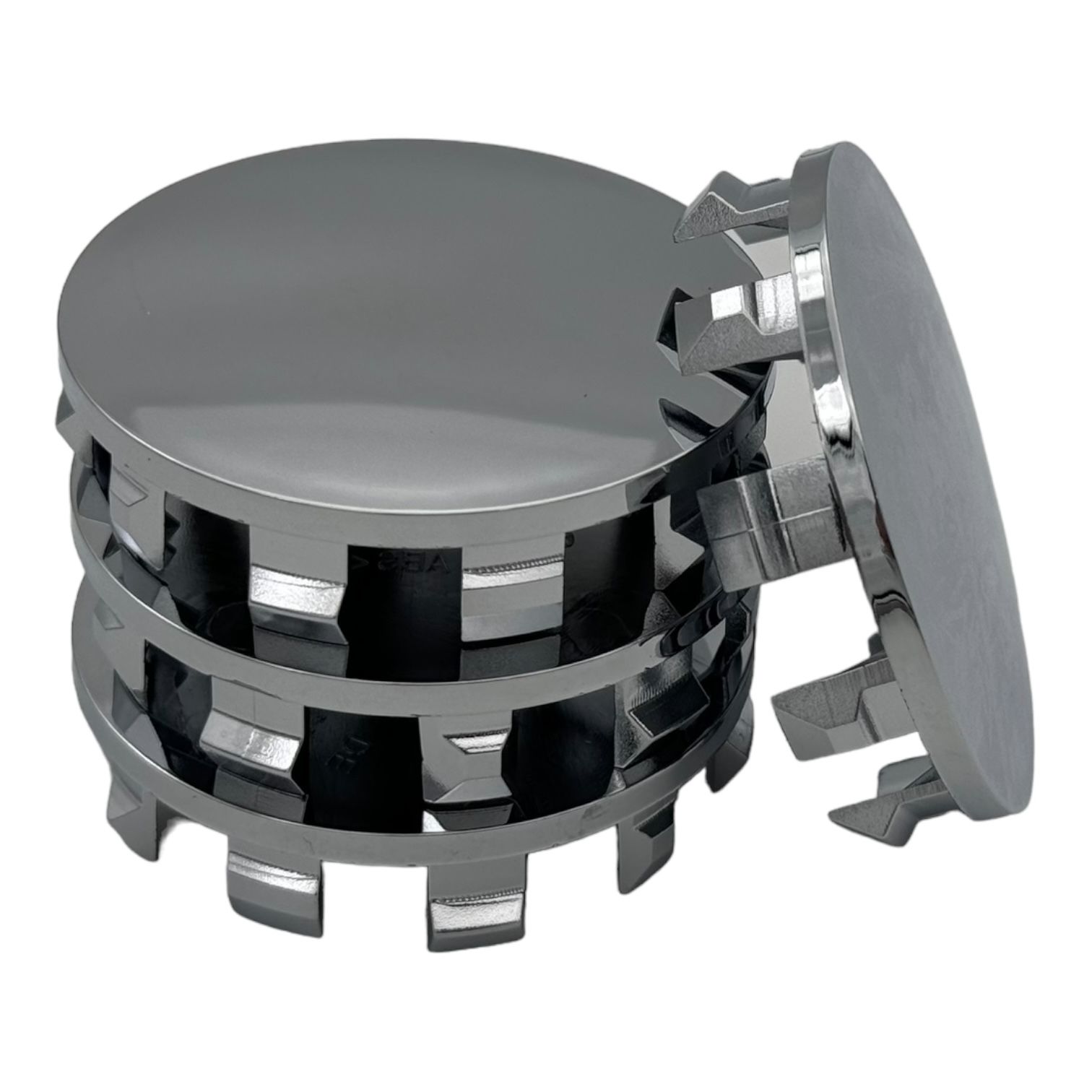 Колпачки на литые диски (заглушки) 57/54/11хром, 4шт