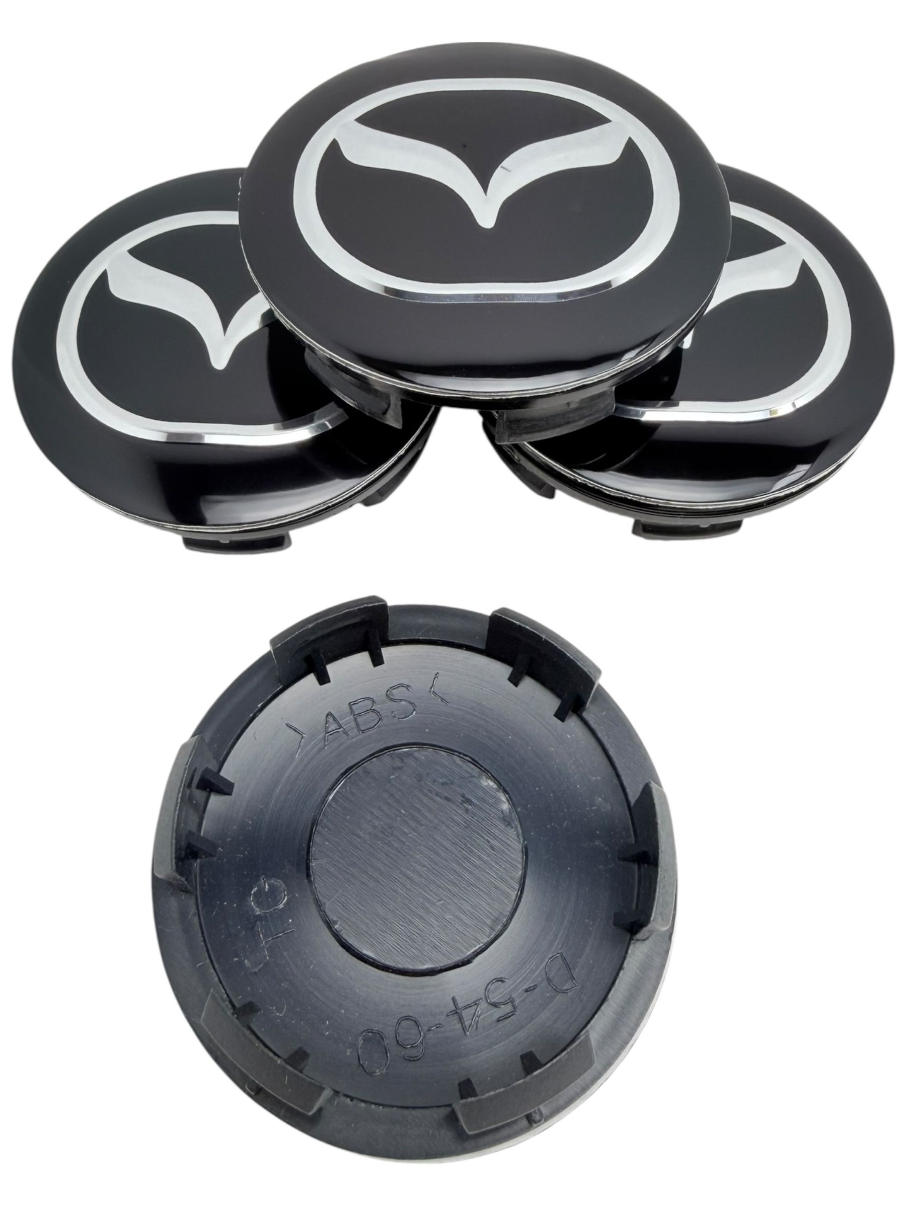 Колпачки заглушки на литые диски c логотипом MAZ 60-54-13, 4 колпачка