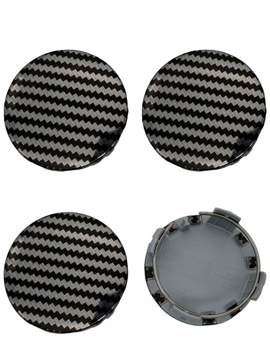 Колпачки заглушки на литые диски карбон MAZDA 57/50/11, 4 колпачка