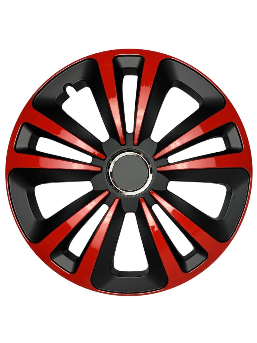 Колпаки на колеса R16 ТЕРРА МИКС КРАСНЫЙ, 4 ШТ