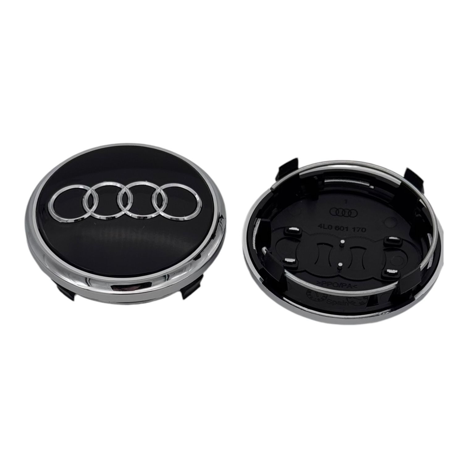 Колпачки заглушки на литые диски c логотипом АУДИ AW07, -78/67/14, 1шт