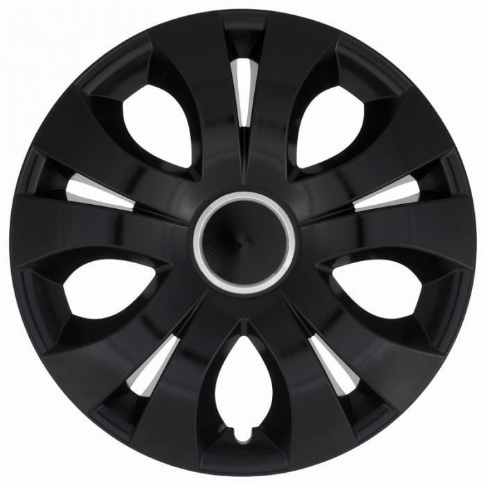 Колпаки на колеса JESTIC ТОП черный R17, комплект 4 шт