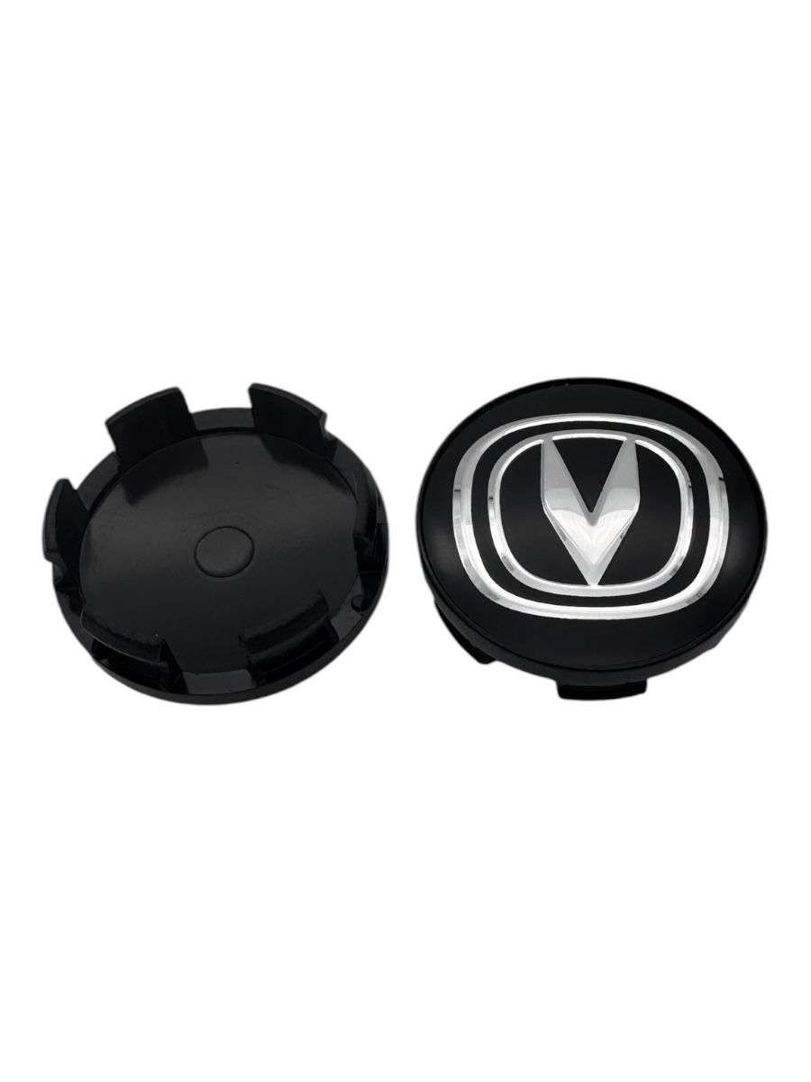 Колпачки заглушки на литые диски CHANGAN черный (ЧАНГАН) 56/51/11, 4 колпачка