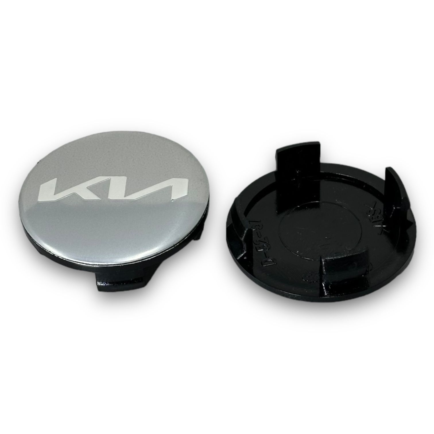 Колпачки заглушки на литые диски KIA NEW серебро СКАД 56/52/12, 4 колпачка