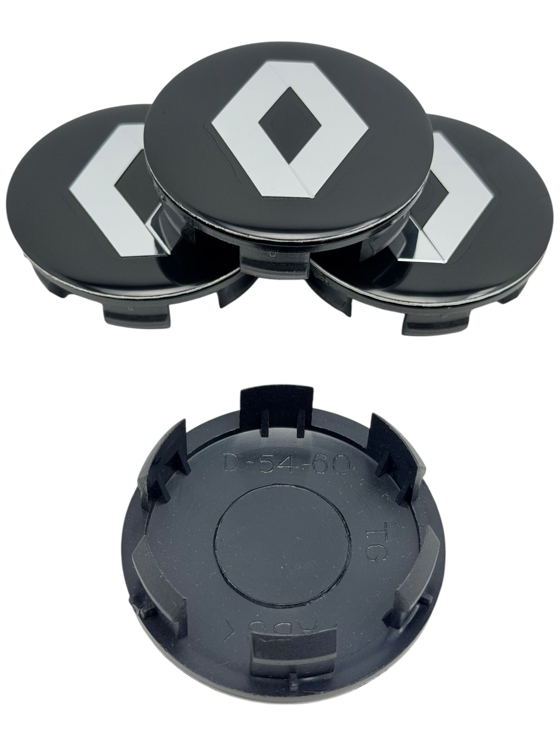 Колпачки заглушки на литые диски c логотипом REN 60-54-13, 4 колпачка