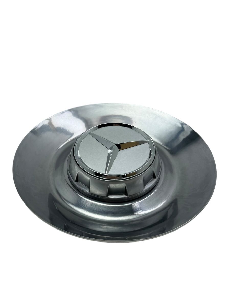 Колпачки заглушки на литые диски c логотипом MERCEDES AMG хром 38739c - 165/66, 1 шт