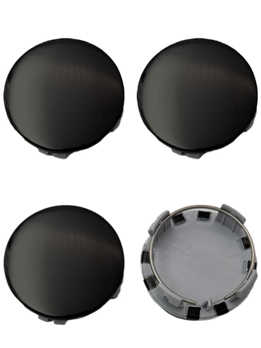 Колпачки заглушки на литые диски черный MAZDA 57/50/11, 4 колпачка