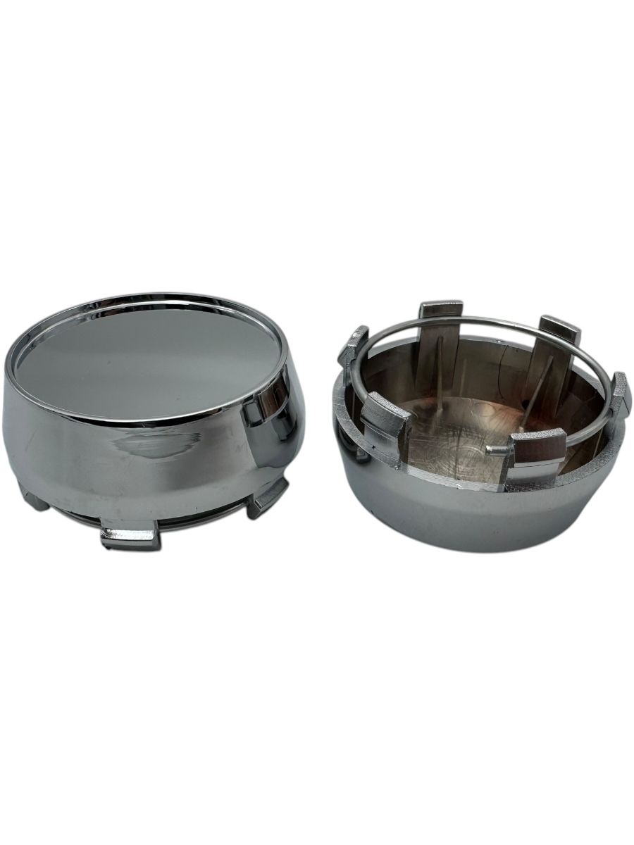 Колпачки заглушки на литые диски конус хром Н154 60/56/9, 4 колпачка