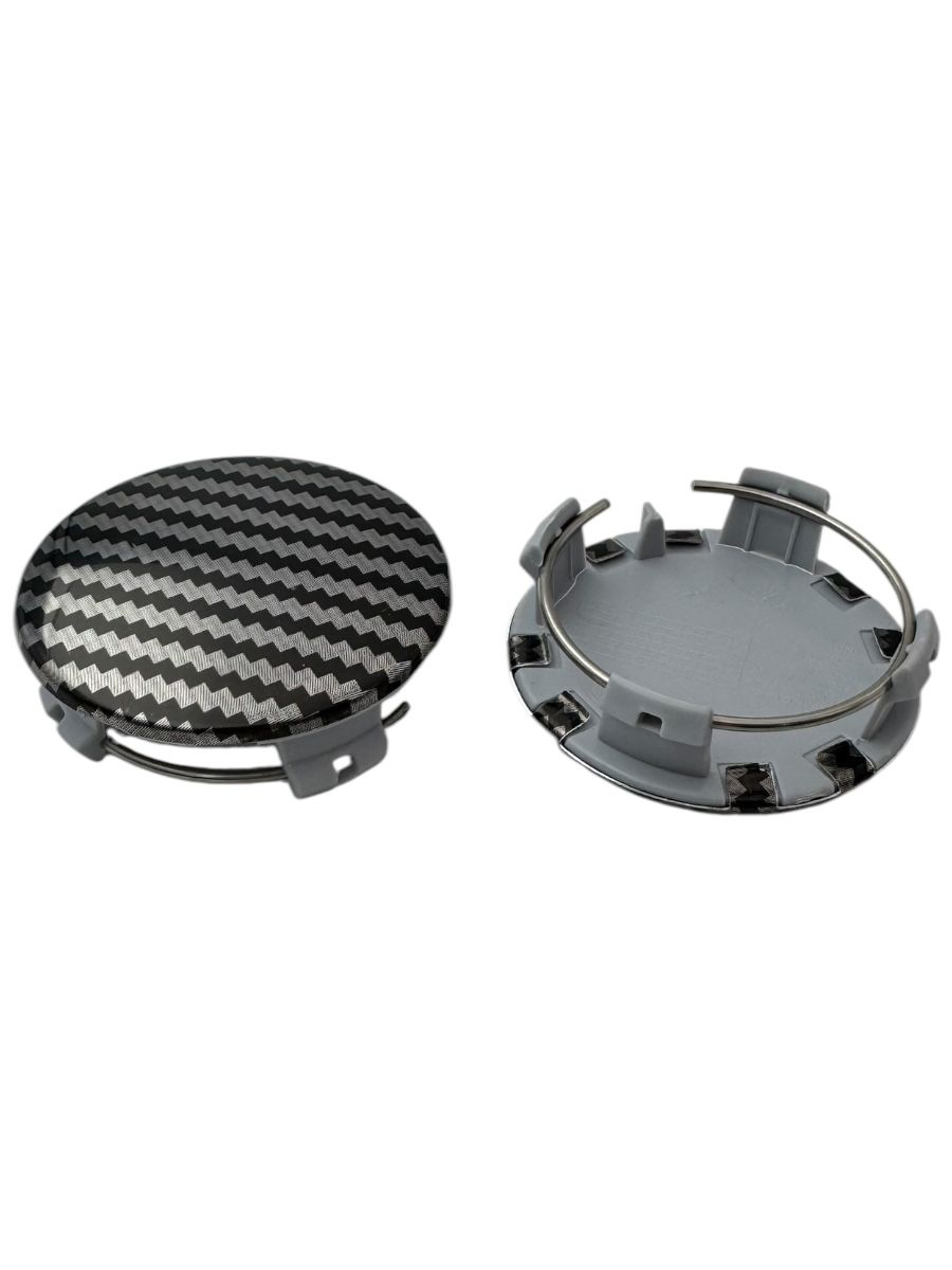 Колпачки заглушки на литые диски карбон MAZDA 57/50/11, 1 колпачок