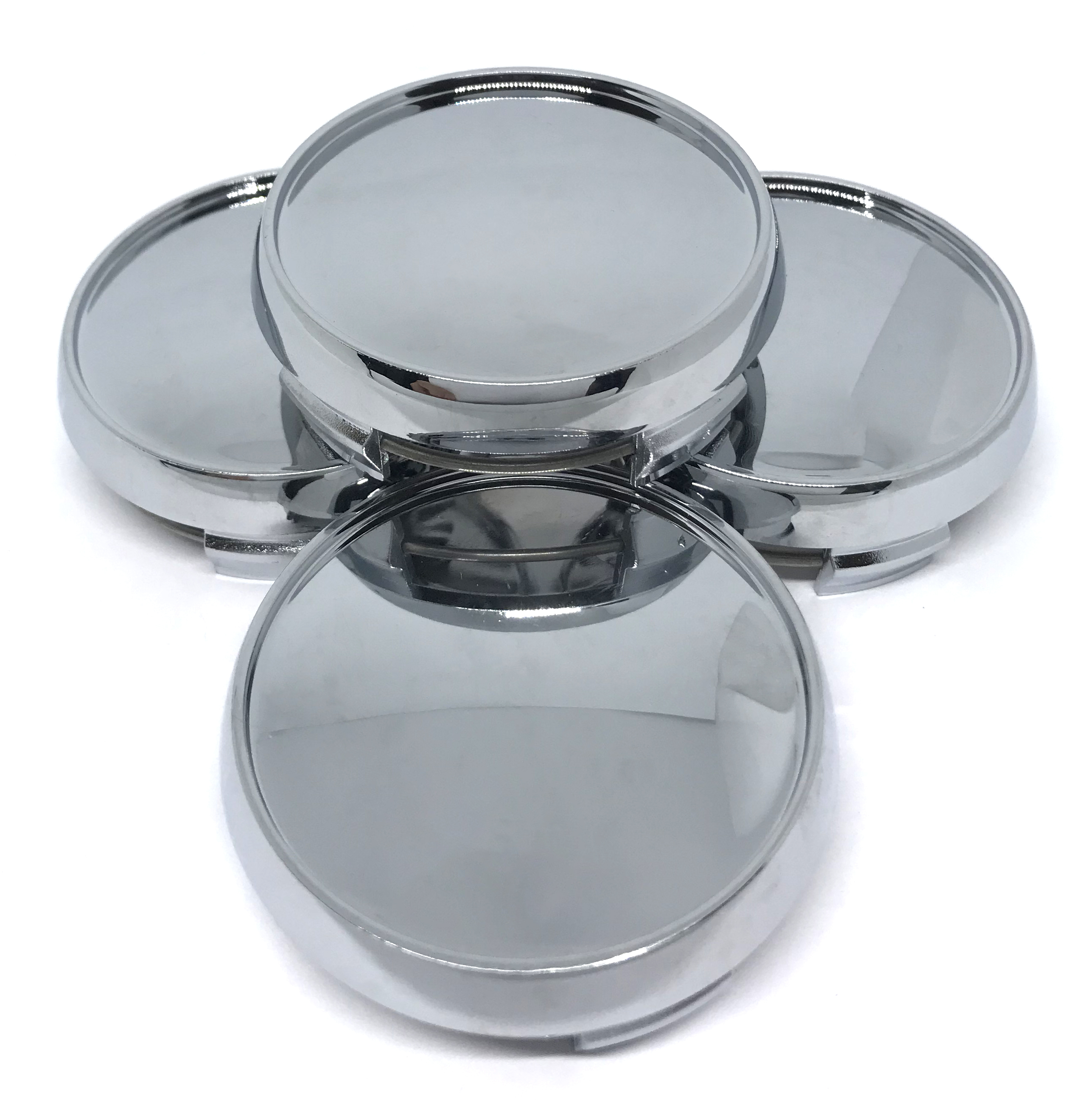 Колпачки заглушки на литые диски хром 65/61/14, шт