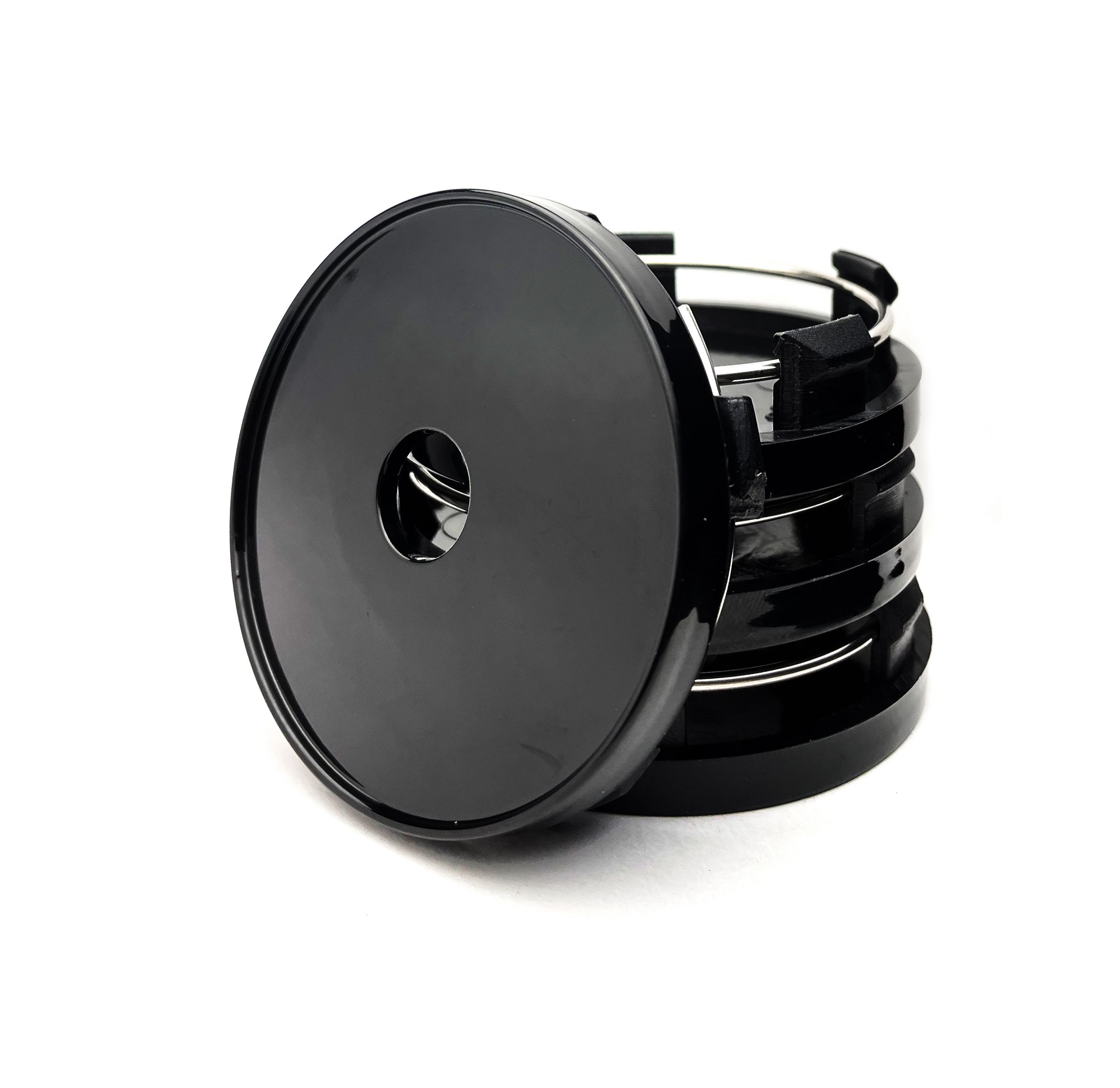 Колпачки заглушки на литые диски черный 60/56/9, 4 колпачка